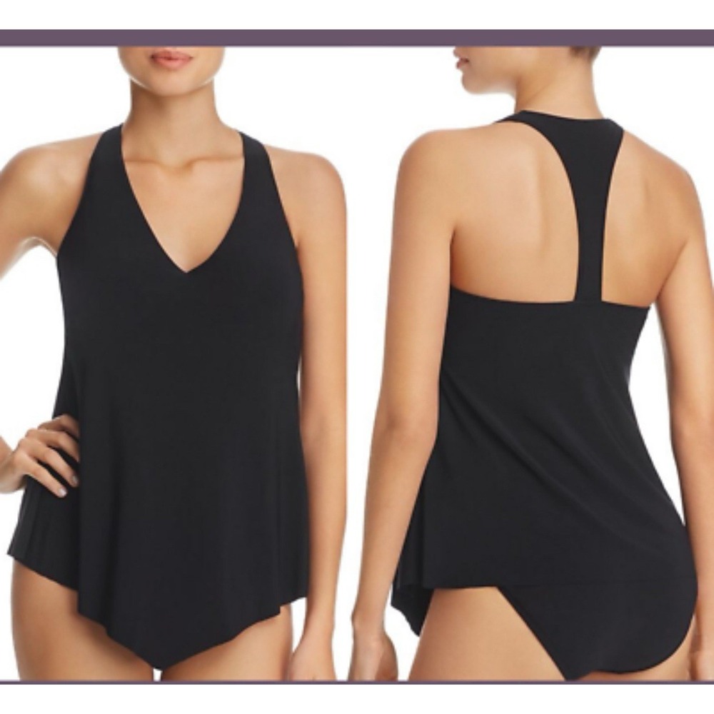 NWT  Magicsuit Taylor Underwire Racerback Tankini Top in Black Size 16